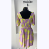 Vestido estampa Flores Neon decote quadrado - Imagem 2